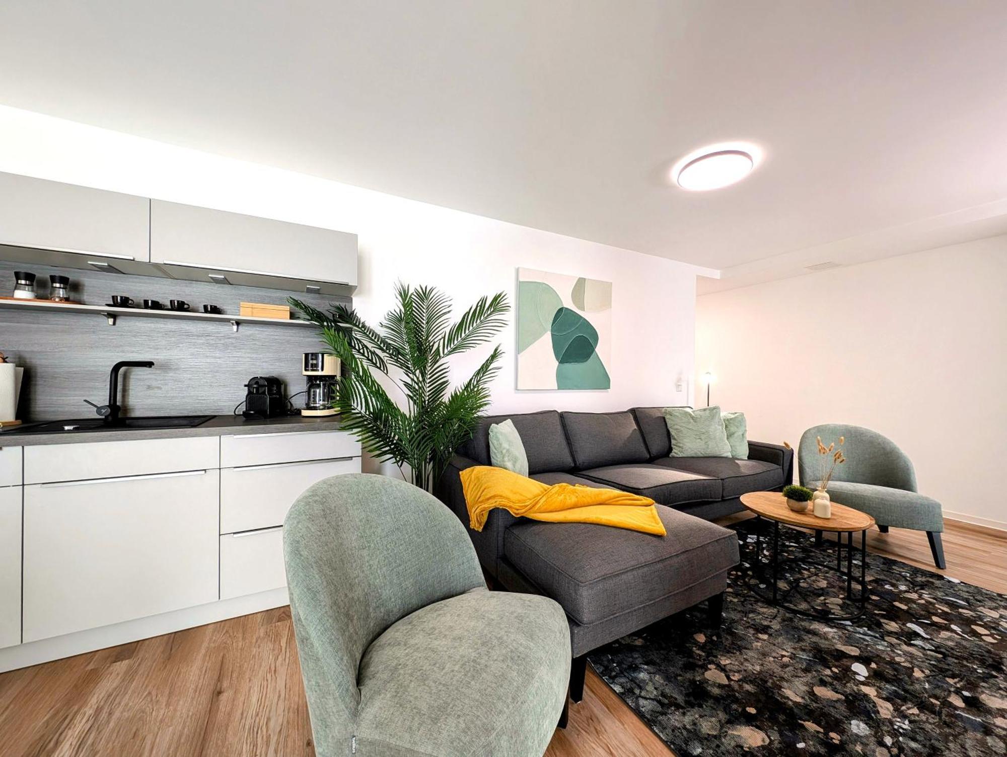 Bohnapartments - Nordkap-Suiten - Gratis Parkplatz - Moderner Neubau - Erdgeschoss - Fussbodenheizung Erfurt Exterior photo