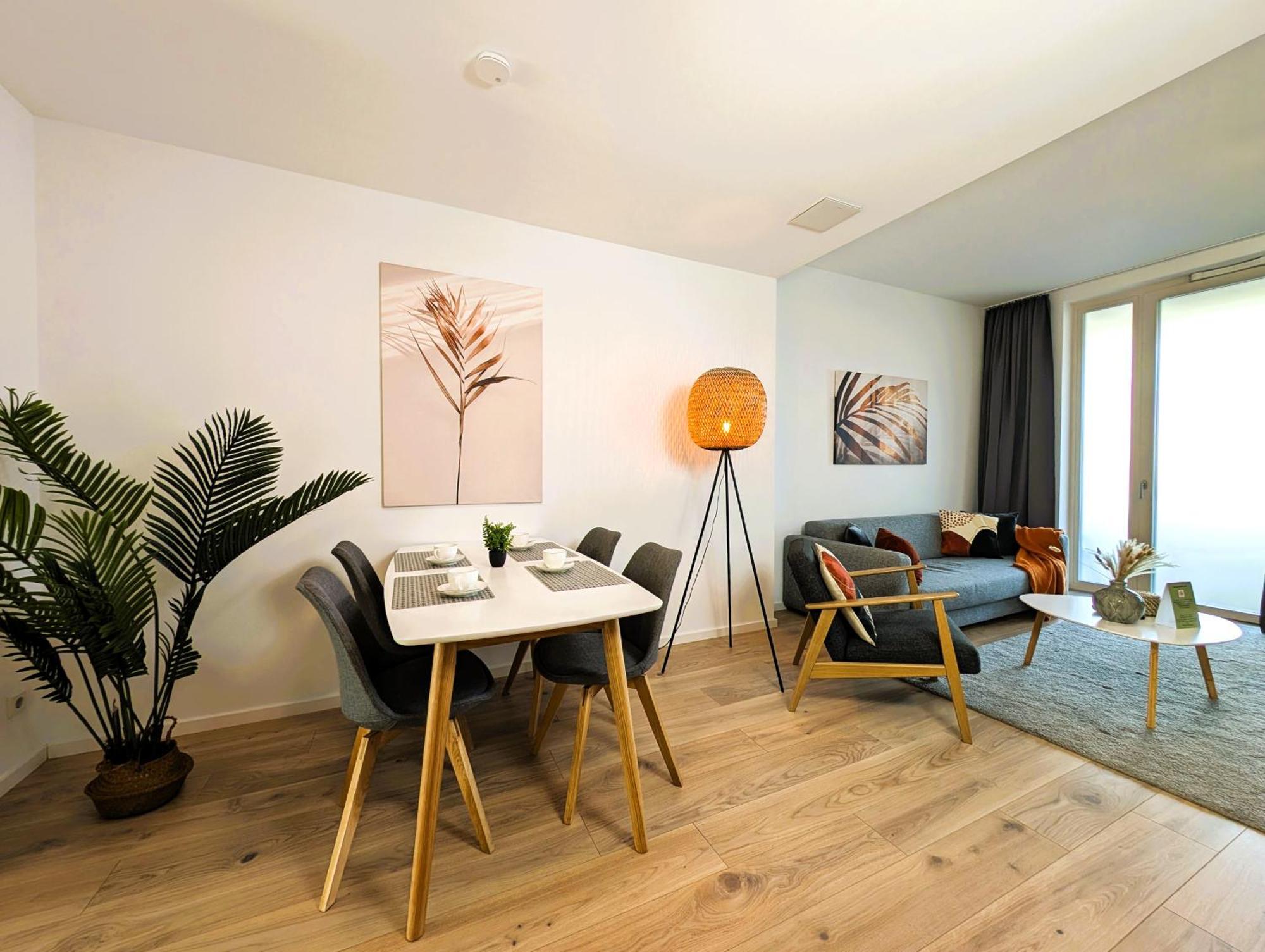 Bohnapartments - Nordkap-Suiten - Gratis Parkplatz - Moderner Neubau - Erdgeschoss - Fussbodenheizung Erfurt Exterior photo